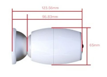 prenda impermeable al aire libre inalámbrica llena de la batería recargable de la cámara de vídeo del IP de 1080P HD WiFi