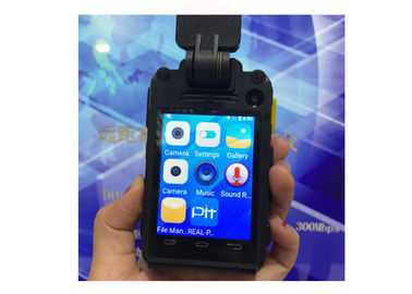 la cámara gastada/2,8 pulgadas del cuerpo de la policía 4G de la pantalla de cámara de seguridad de la prenda impermeable IP66 Wifi 140 grados pesca con caña