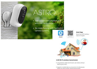 tarjeta audio de PIR Motion Detection SD de la vigilancia de la seguridad de la cámara IP de 1080P WiFi de la batería de la cámara inalámbrica al aire libre de la carga