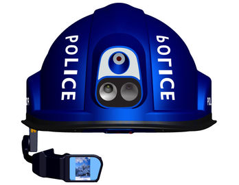 Cámara termal del casco de seguridad de las imágenes/casco de medición de la temperatura elegante