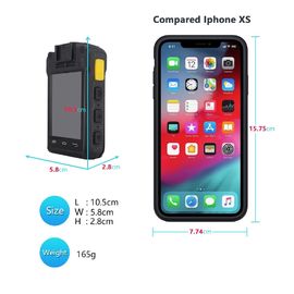4G Android Police si visión nocturna video el llevar de la cámara de bolsillo del cuerpo para los civiles