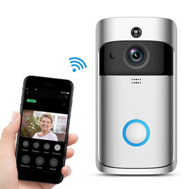 Puerta video inalámbrica Bell del anillo del IP 720p de la cámara del timbre de WiFi con la función video del intercomunicador