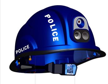 Motocicleta termal infrarroja cámara del casco de seguridad de 2,4 pulgadas