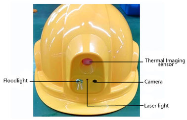 casco auto termal infrarrojo de la temperatura de la temperatura elegante 4G