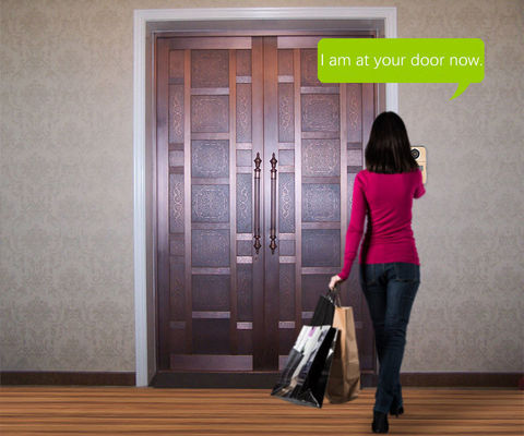 Cámara atada con alambre de la seguridad 32G el 1M Doorbell WiFi del intercomunicador