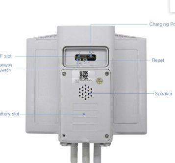 Cámara de la batería solar de Live Streaming Monitor HD 4G