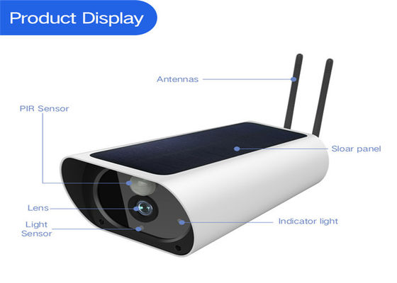 Cámara impermeable solar inalámbrica del IR Wifi de la cámara del bajo consumo de energía con la cámara para exterior de la función de PIR