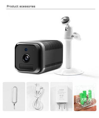cámara CCTV de la cámara de seguridad 1920x1080 Cmos Wifi de 0.75W 6200MAh 4G Wifi