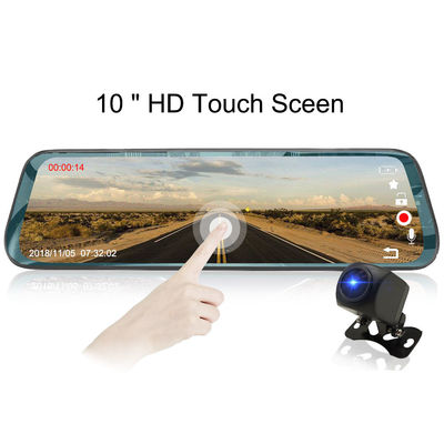 cámara video de la rociada del medios coche dual de la lente de la corriente de la pulgada de 1080P 1O