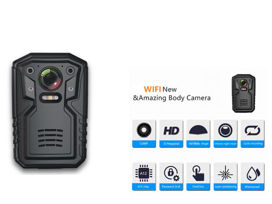 la cámara personal 2,0" del cuerpo de 1080P HD LCD construyó en 32GB Mah Battery expediente/5000