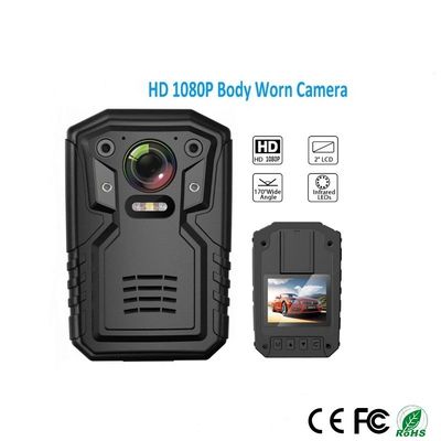 cámara del cuerpo de la policía de 1080P QHD construida en la imagen audia/video de registro 32GB