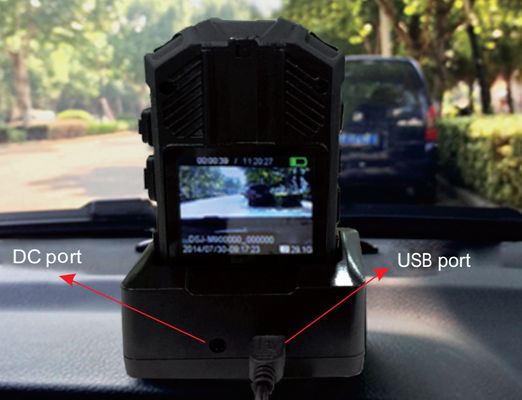 cámara del cuerpo de la policía de 1080P QHD construida en la imagen audia/video de registro 32GB