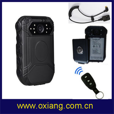 Cámara usable impermeable de la aplicación de ley 3600mah con NTSC PAL