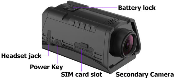 cámara MTK6739 Live Streaming Camera de la grabación dual del JPEG de 3600mAh 4MP