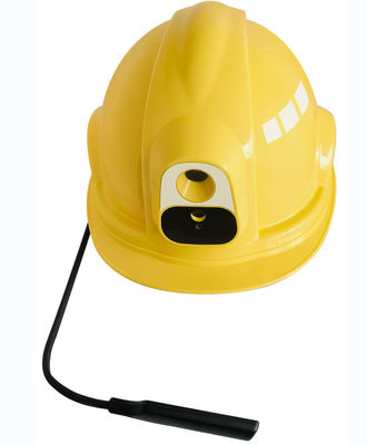 Los ABS amarillos de la cámara del casco de seguridad utilizan extensamente en la motocicleta que mina el diente azul SOS 3G 4G Wifi del sector de la construcción eléctrico