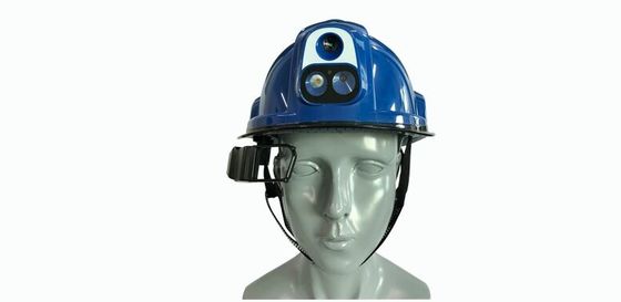 luz llevada GPS de medición de Android 7.1Bluetooth4.0 de la cámara del casco de la temperatura elegante 4G