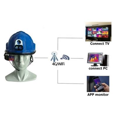 Cámara de medición del casco de la temperatura elegante casera 4G con Android 7.1Bluetooth4.0 GPS