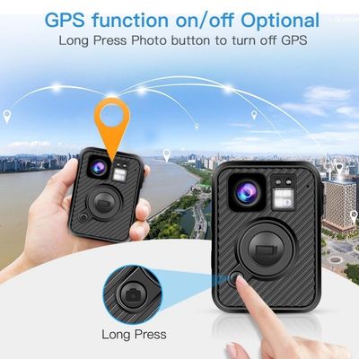 Las cámaras gastadas de la policía de H.264 MP4 MPEG4 Cmos impermeabilizan IP67 0,91" LCD