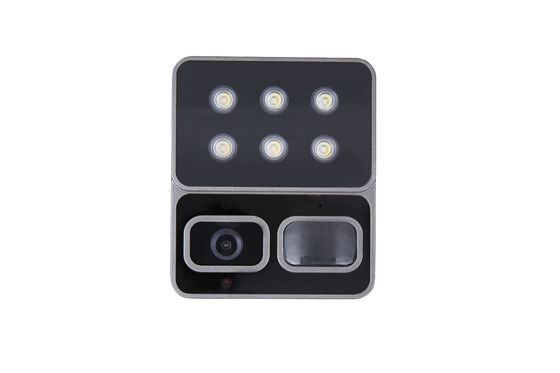 Cámara de seguridad al aire libre 1080P HD H.265 de PIR Floodlight 4G Wifi