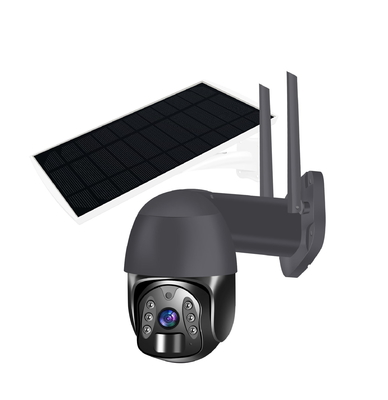 Infrarrojo de la visión nocturna 2.0MP 200W 850nm de la cámara de la bóveda 4G PTZ de la batería de litio de NTC