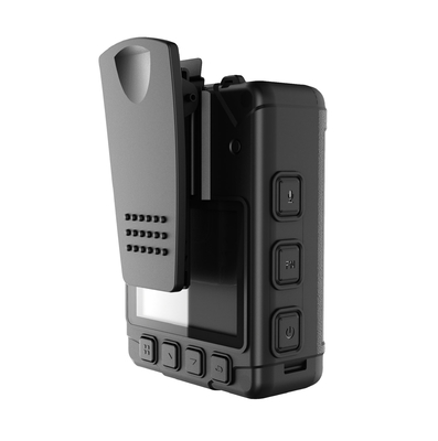 alarma de la señal sonora de la cámara de vídeo de la policía del enfoque 128X pantalla 2300mAH de 2 pulgadas