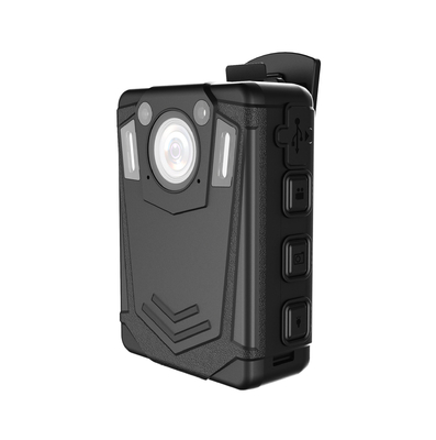 alarma de la señal sonora de la cámara de vídeo de la policía del enfoque 128X pantalla 2300mAH de 2 pulgadas