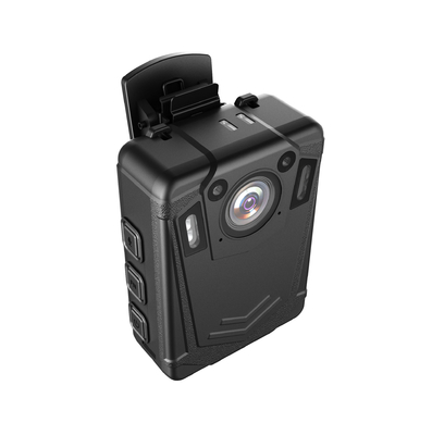 alarma de la señal sonora de la cámara de vídeo de la policía del enfoque 128X pantalla 2300mAH de 2 pulgadas