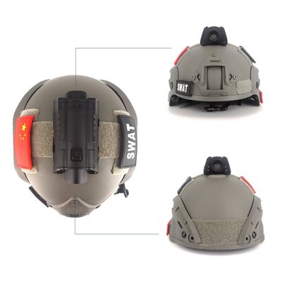 Cámara de casco GPS 2.4GHZ con transmisión en vivo de 3600 mAh para tropas