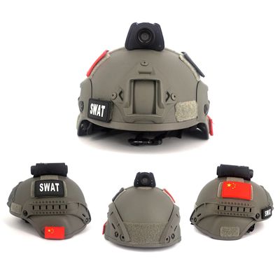 Cámara de casco GPS 2.4GHZ con transmisión en vivo de 3600 mAh para tropas