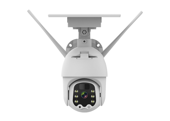 batería solar 170mA de WiFi de la luz de las estrellas de la cámara de los 30M Infrared Security 4G PTZ