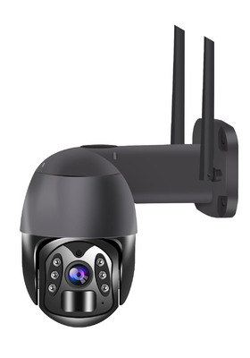 batería recargable solar IP66 del App de Tuya de la cámara CCTV de 4G 1080P 170mA PTZ