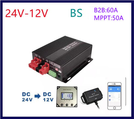 regulador de la carga del cargador de batería solar del GEL 18mA 24VDC MPPT Bluetooth 50A