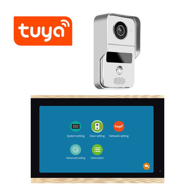 10 visión nocturna video inalámbrica del App del timbre 1080p Tuya de la pulgada