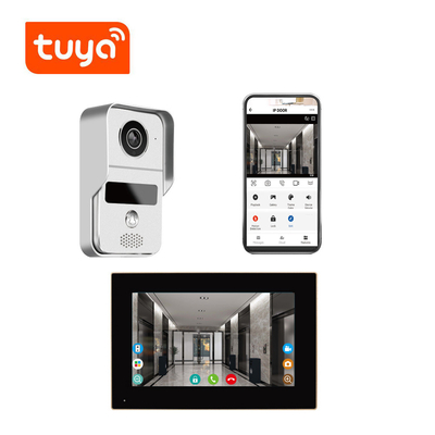 10 visión nocturna video inalámbrica del App del timbre 1080p Tuya de la pulgada