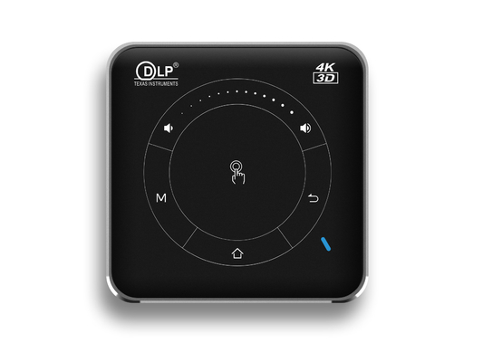 Lúmenes Mini Portable Projector del DLP 55 20000 horas de la vida de foco manual del tiempo