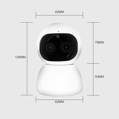 Cámara IP bidireccional del intercomunicador 1080P PTZ WIFI de la voz de la cámara de vigilancia binocular de PTZ