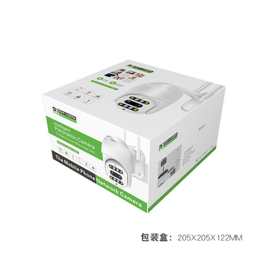 La bóveda binocular de la cámara de seguridad de 2.0MP 4G Wifi forma la visión nocturna de DC12V 2A