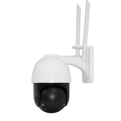Visión nocturna dual atada con alambre del reconocimiento de la cámara de seguridad 1080P 2.0MP HD AI de la lente de WIFI