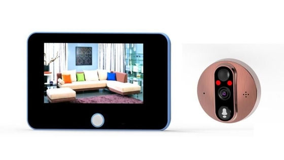 la batería video IR del timbre 5000mAH de WIFI de la mirilla 1080P CORTÓ el interruptor automático