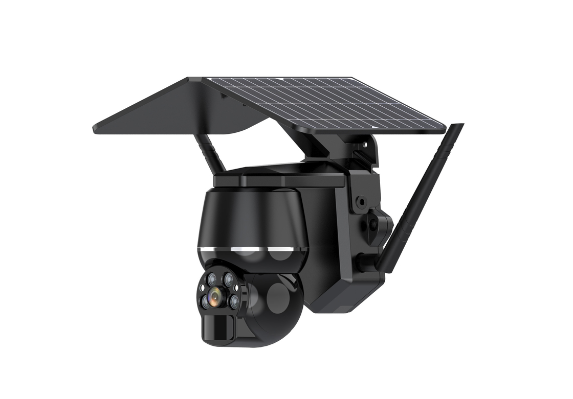 Energía baja Ptz solar 2,4 gigahertz de 4g Wifi de la cámara de seguridad del uso al aire libre de la prenda impermeable