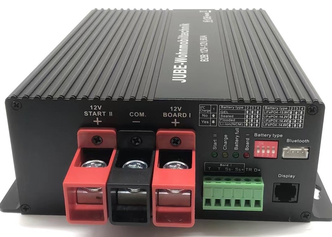 Cargador de batería inteligente de 12 V con entrada de sensor de temperatura Voltado de señal D + efectivo 8-16 V
