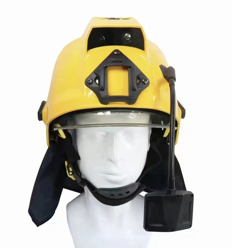 4G video en vivo cámara térmica de bomberos robusta cámara de casco de alta protección del cuerpo impermeable a fuego