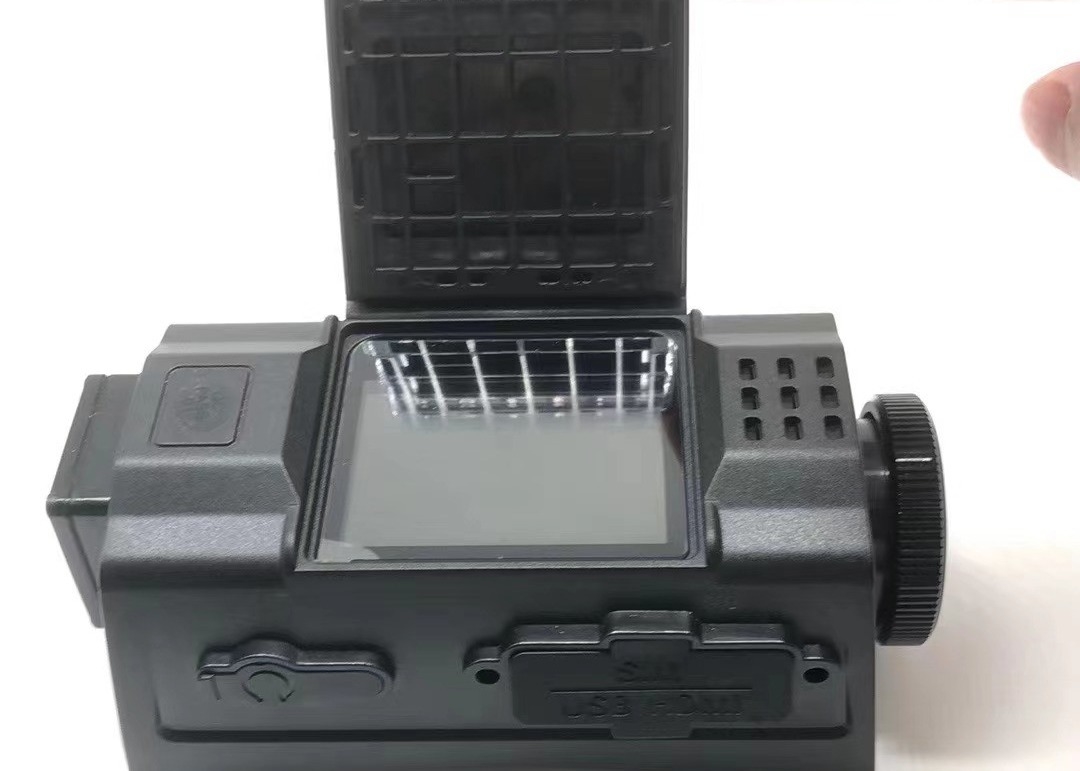 IP67 Cámara de casco de seguridad impermeable con doble lente LCD MTK6762 Chipset 2G 16G RAM+ROM
