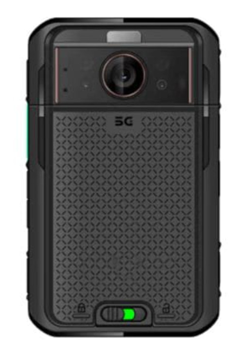 Batería reemplazable de 8000 mAh 5G cámara corporal con cámara trasera de 13MP y sensor giroscopio