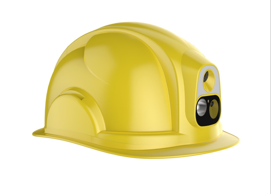 Cámara de casco de seguridad con resolución de codificación de vídeo de 1920X1080 30P y máscara facial de resistencia al calor