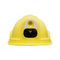 Yellow Safety Helmet Camera ABS Widely Use In Motorcycle Mining Electric Construction Industry Blue Tooth SOS 3G 4G Wifi