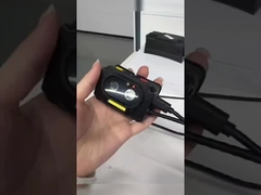 Lámpara delantera Flashlight cámara del casco CCTV para los trabajadores de la obra