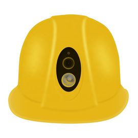 casco de seguridad 4G con la cámara HD lleno 1080P Wifi GPS para la explotación minera industrial de la construcción