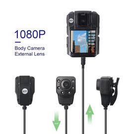Almacenamiento gastado de WIFI GPS 128G de la ayuda de la cámara de la policía portátil de la cámara de vídeo de GPS