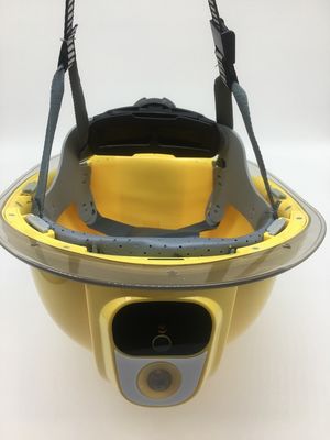 Casco de la construcción con la versión video de la noche de la cámara 4G GPS DVR 10Meters